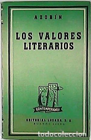 Libros: AZOR&Iacute;N.- - Los valores literarios. - Foto 1