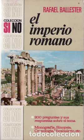 Libros: BALLESTER, Rafael.- - El imperio romano. - Foto 1