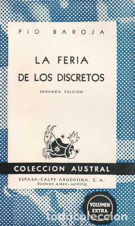 Libros: BAROJA, P&iacute;o.- - La feria de los discretos. - Foto 1