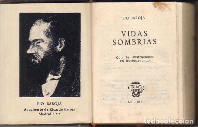 Libros: BAROJA, P&iacute;o.- - Vidas sombr&iacute;as. - Foto 1