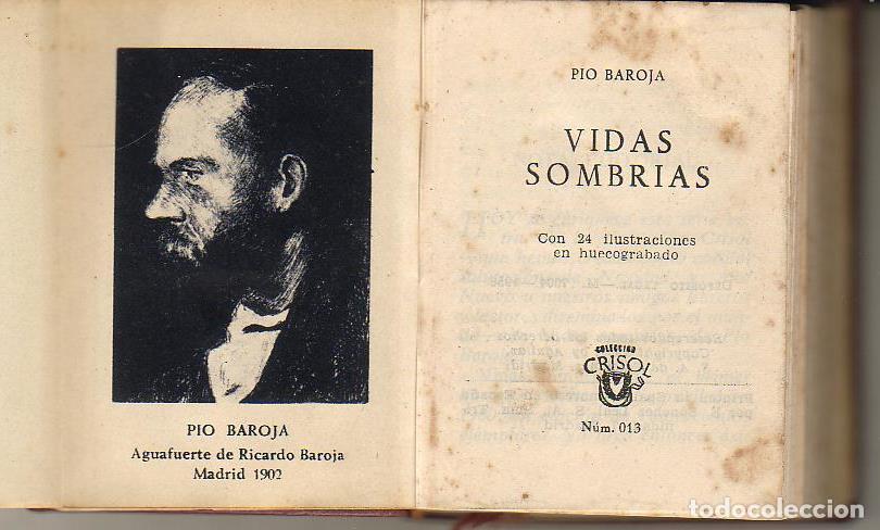 Libros: BAROJA, P&iacute;o.- - Vidas sombr&iacute;as. - Foto 1