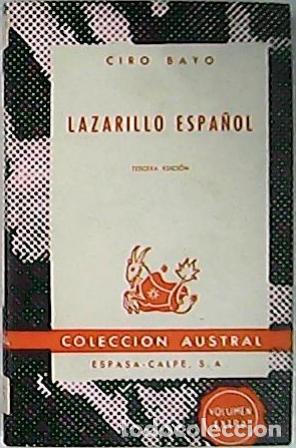 Libros: BAYO, Ciro.- - Lazarillo espa&ntilde;ol. - Foto 1