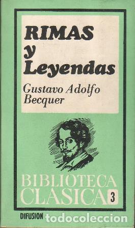 Libros: BECQUER, Gustavo Adolfo.- - Rimas y leyendas. Pr&oacute;logo E. F. Lara. - Foto 1