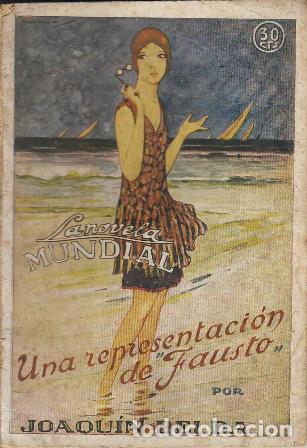 Libros: BELDA, Joaqu&iacute;n.- - Una representaci&oacute;n de Fausto. Cubierta de M&aacute;ximo Ramos. - Foto 1