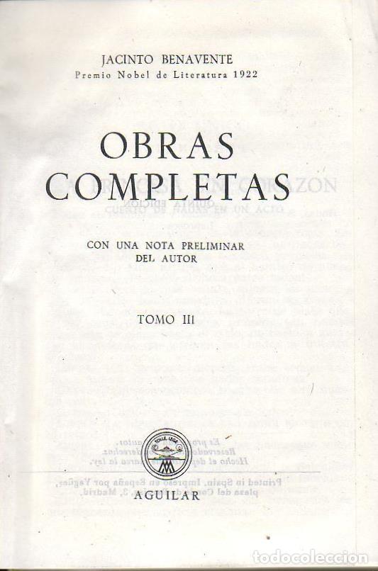 Libros: BENAVENTE, Jacinto.- - Obras completas. tomo II - Foto 1
