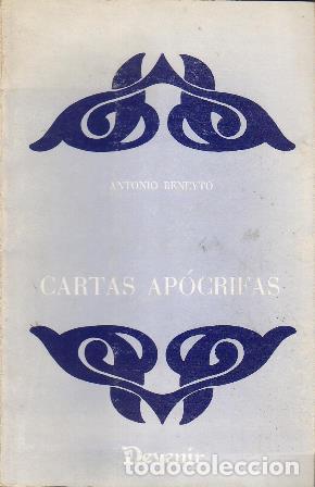 Libros: BENEYTO, Antonio.- - Cartas ap&oacute;crifas. - Foto 1