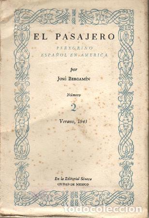 Libros: BERGAMIN, Jos&eacute;.- - El pasajero. - Foto 1