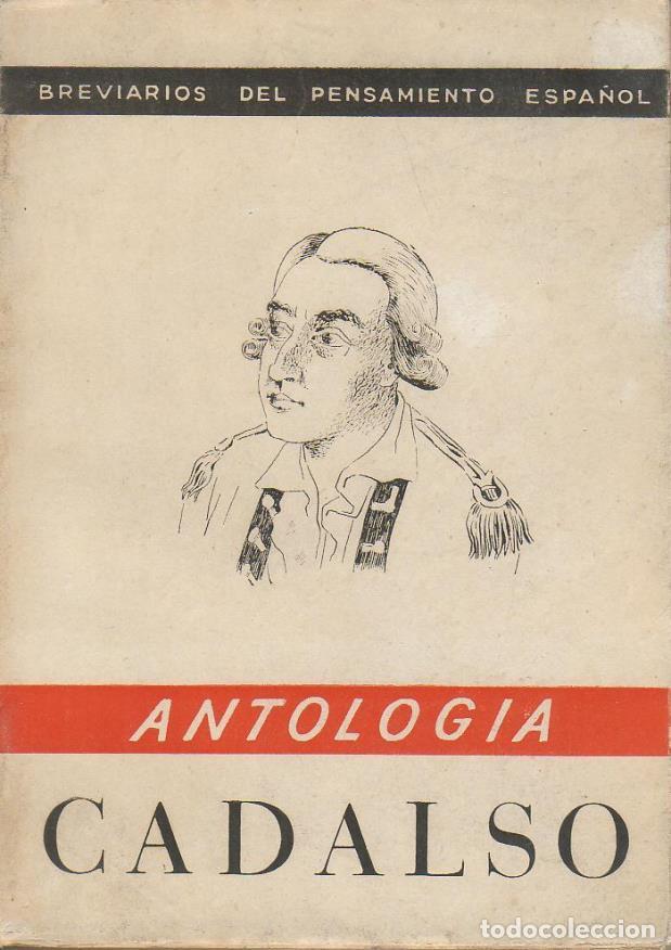 Libros: CADALSO.- - Antolog&iacute;a. Selecci&oacute;n de Vicente Ferraz. - Foto 1