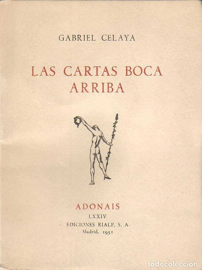 Libros: CELAYA, Gabriel.- - Las cartas boca arriba. - Foto 1