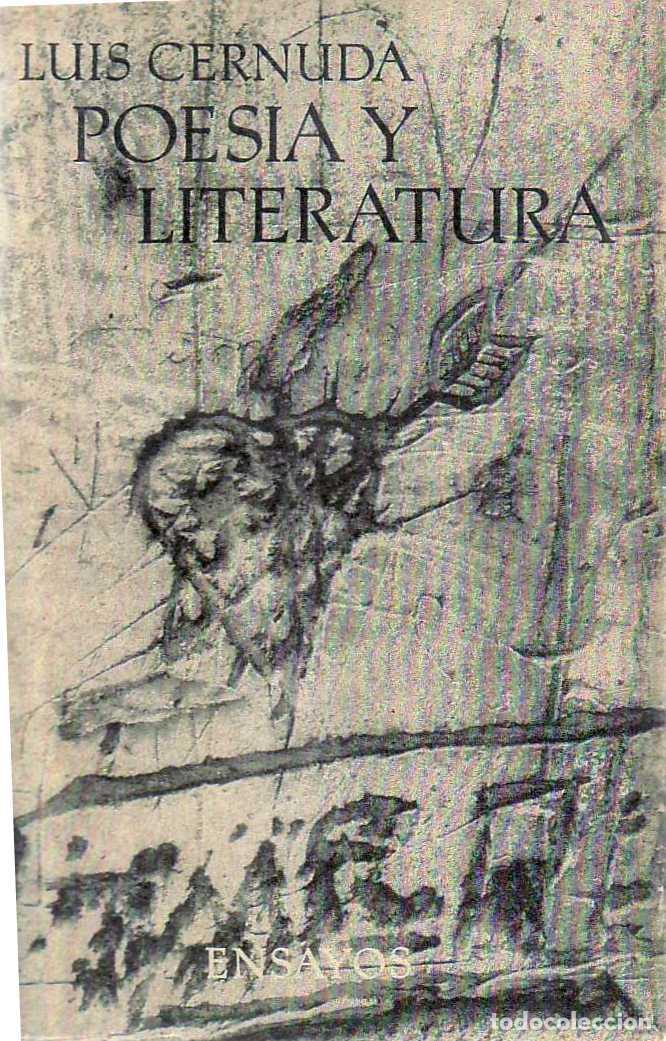 Libros: CERNUDA, Luis.- - Poes&iacute;a y literatura. Tomo I. - Foto 1