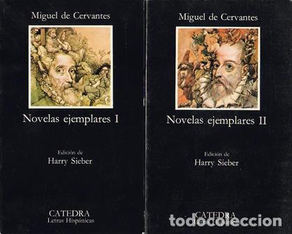 Libros: CERVANTES, Miguel de.- - Novelas ejemplares. 2 tomos. Edici&oacute;n de Harry Sieber. - Foto 1