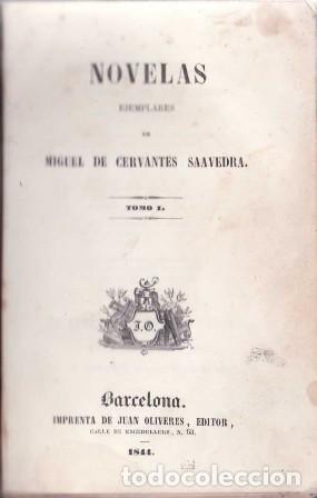 Libros: CERVANTES, Miguel de.- - Novelas ejemplares. 2 tomos en 1 vol. - Foto 1