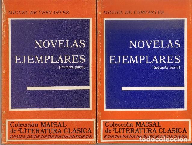 Libros: CERVANTES, Miguel.- - Novelas Ejemplares. 2 tomos. - Foto 1