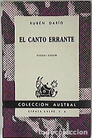 Libros: DAR&Iacute;O, Rub&eacute;n.- - El canto errante. Poes&iacute;a. - Foto 1