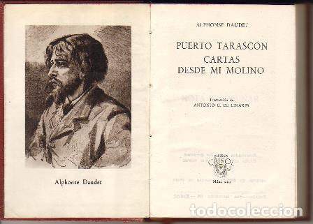 Libros: DAUDET, Alphonse.- - Puerto Tarascon. Cartas. Desde mi molino. - Foto 1