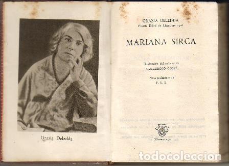 Libros: DELEDDA, Grazia.- - Mariana Sirca. Traducci&oacute;n de Guillermo Coss&eacute;. - Foto 1