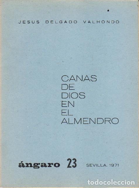 Libros: DELGADO VALHONDO, Jes&uacute;s.- - Canas de Dios en el almendro. Poes&iacute;a. - Foto 1