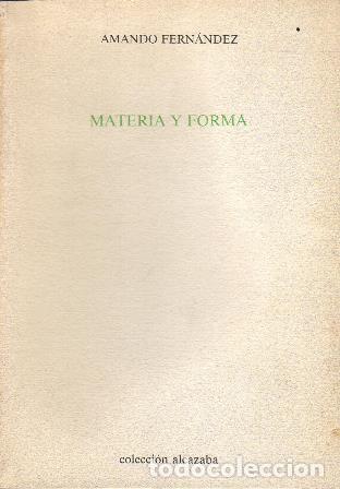 Libros: FERNANDEZ, Amando.- - Materia y forma. Poes&iacute;a. - Foto 1