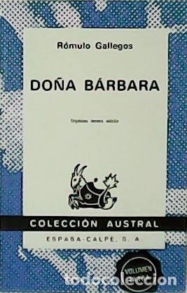 Libros: GALLEGOS, R&oacute;mulo.- - Do&ntilde;a B&aacute;rbara. Novela. - Foto 1