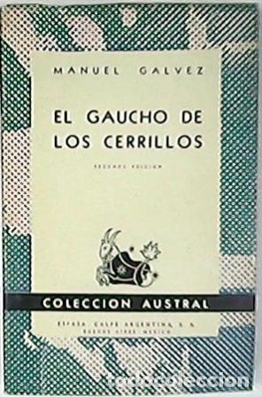 Libros: G&Aacute;LVEZ, Manuel.- - El gaucho de los cerrillos. - Foto 1