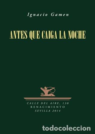 Libros: GAMEN, Ignacio.- - Antes que caiga la noche. Poes&iacute;a. - Foto 1