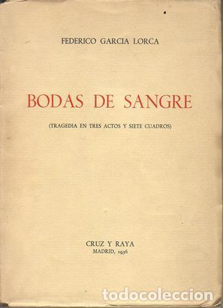 Libros: GARCIA LORCA, Federico.- - Bodas de sangre. - Foto 1