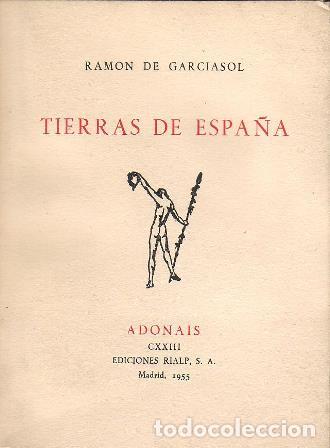 Libros: GARCIASOL, Ram&oacute;n de.- - Tierras de Espa&ntilde;a. - Foto 1