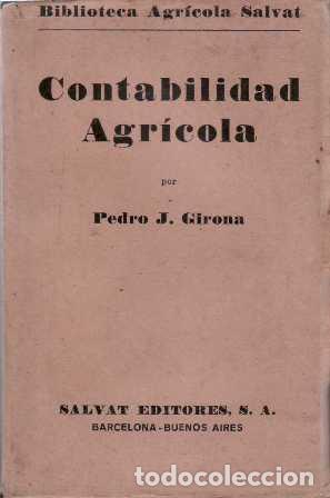 Libros: GIRONA, Pedro J.- - Contabilidad agr&iacute;cola.
