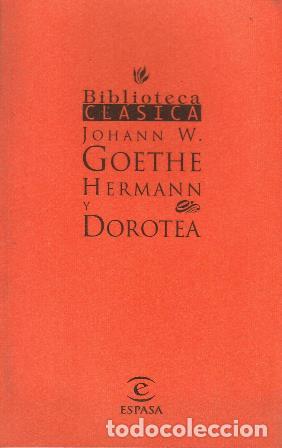 Libros: GOETHE, Johann W.- - Hermann y Dorotea. - Foto 1