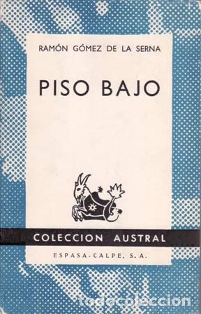 Libros: GOMEZ DE LA SERNA, Ram&oacute;n.- - Piso bajo. Novela. - Foto 1