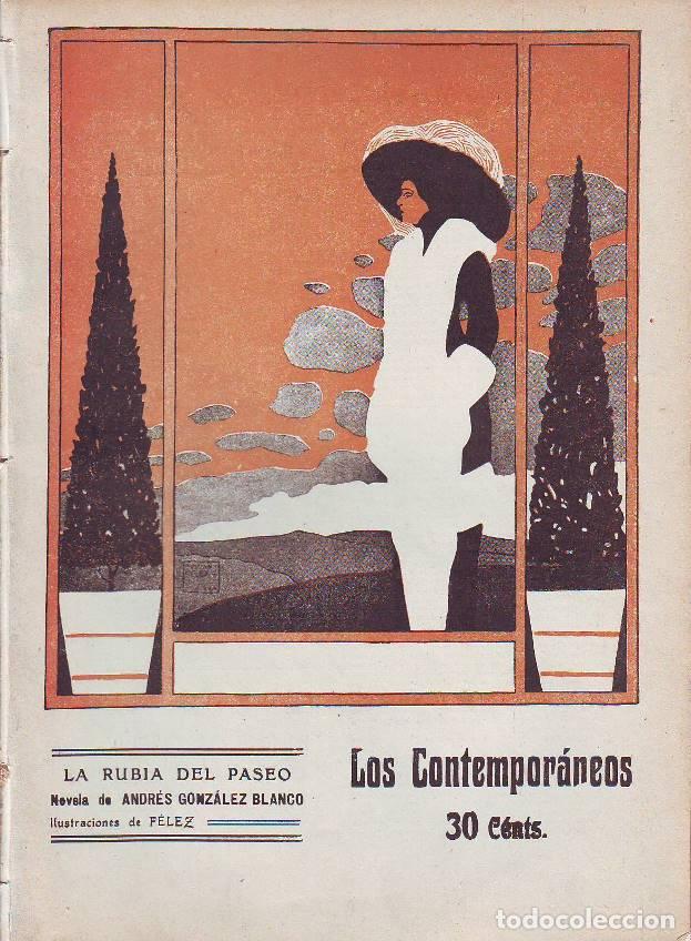 Libros: GONZALEZ BLANCO, Andr&eacute;s.- - La rubia del paseo. Ilustr. de F&eacute;lez. - Foto 1