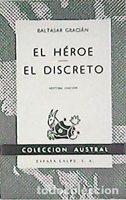 Libros: GRACIAN, Baltasar.- - El h&eacute;roe. El discreto. - Foto 1