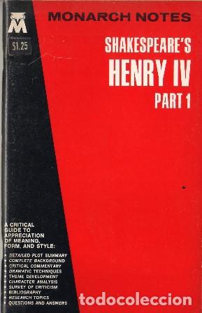 Libros: GRENNEN, Joseph E.- - Shakespeare&acute;s Henry IV. Part 1. - Foto 1