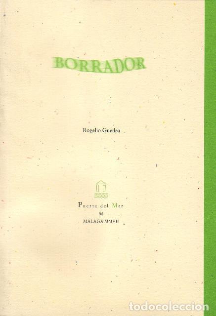 Libros: GUEDEA, Rogelio.- - Borrador. - Foto 1