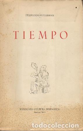 Libros: GUTIERREZ, Fernando.- - Tiempo. Poes&iacute;a. - Foto 1