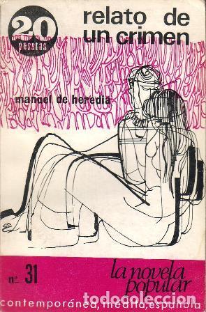 Libros: HEREDIA, Manuel de.- - Relato de un crimen. - Foto 1