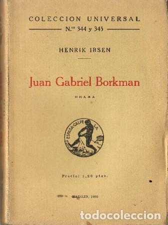 Libros: IBSEN, Henrik.- - Juan Gabriel Borkman. Dr&aacute;ma. - Foto 1