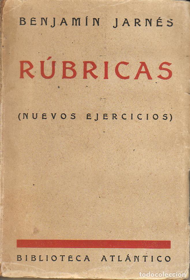 Libros: JARN&Eacute;S, Benjam&iacute;n.- - R&uacute;bricas. (Nuevos ejercicios). - Foto 1