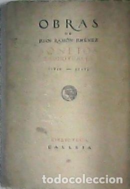 Libros: JIMENEZ, Juan Ram&oacute;n.- - Sonetos espirituales (1914-1915). - Foto 1