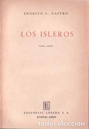 Libros: L. CASTRO, Ernesto.- - Los isleros. Novela. - Foto 1
