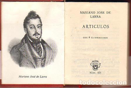 Libros: LARRA, Mariano Jos&eacute; de.- - Art&iacute;culos. - Foto 1
