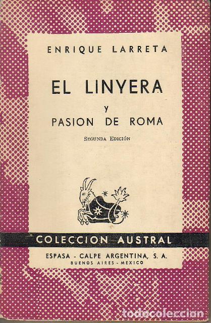 Libros: LARRETA, Enrique.- - El linyera. Pasi&oacute;n de Roma. - Foto 1