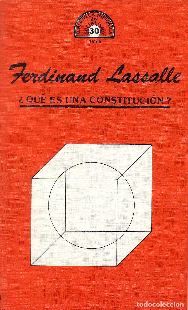 Libros: LASSALLE, Ferdinand.- - &iquest;Qu&eacute; es una constituci&oacute;n? - Foto 1