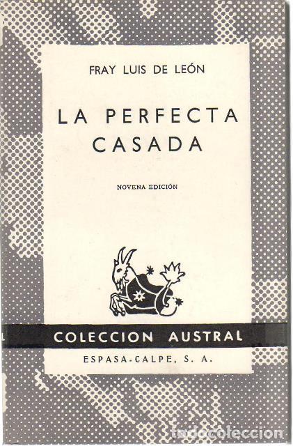 Libros: LEON, Fray Luis de.- - La perfecta casada. - Foto 1