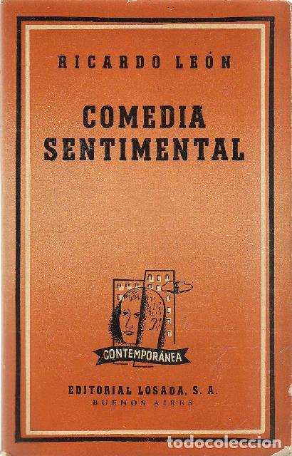 Libros: LE&Oacute;N, Ricardo.- - Comedia sentimental. Novela. - Foto 1