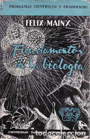 Libros: MAINX, Felix.- - Fundamentos de la biolog&iacute;a. - Foto 1