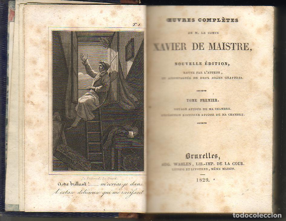 Libros: MAISTRE, Xavier de.- - Oeuvres completes. 2 tomos en 1 volumen. - Foto 1