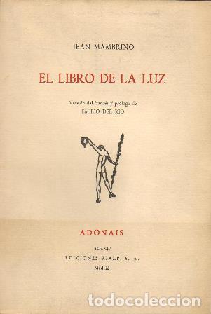 Libros: MAMBRINO, Jena.- - El libro de la luz (Versi&oacute;n del franc&eacute;s y pr&oacute;logo de Emilio del R&iacute;o) - Foto 1