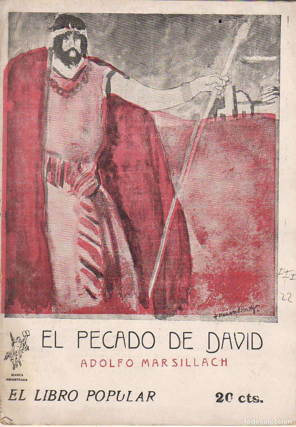 Libros: MARSILLACH, Adolfo.- - El pecado de David. - Foto 1