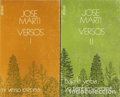 Libros: MARTI, Jos&eacute;.- - Versos. 2 tomos. - Foto 1